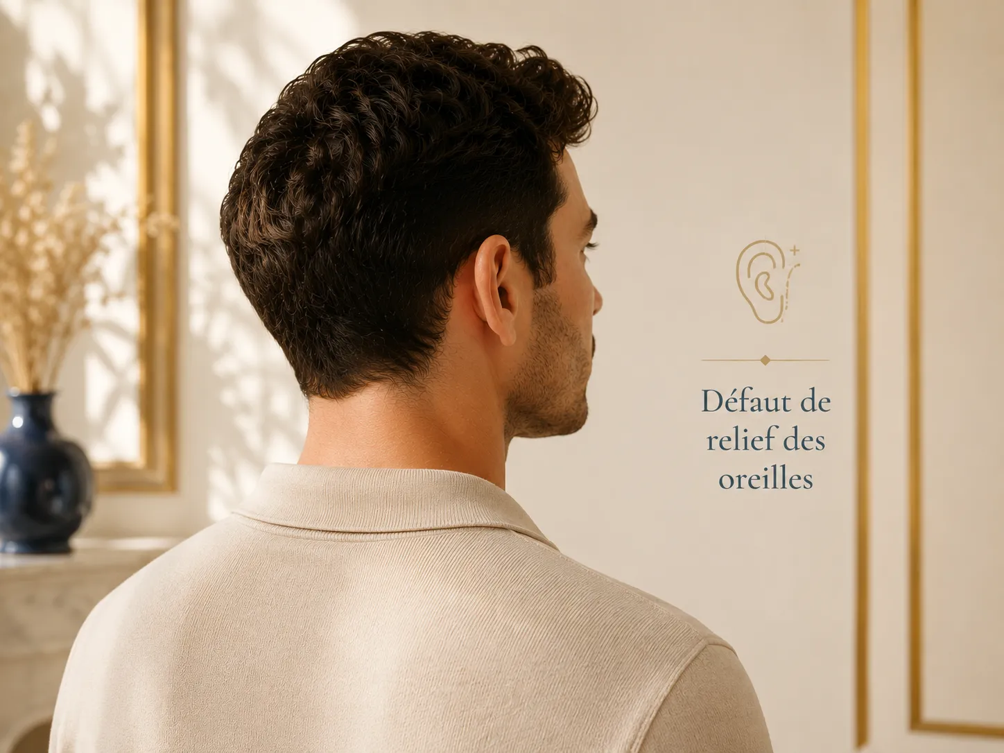 Défaut de relief de l'anthélix corrigé par otoplastie, Clinique esthétique Mozart Nice