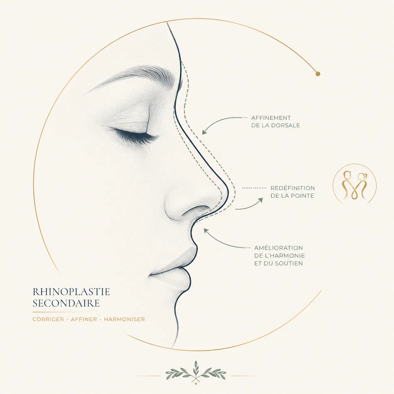 Rhinoplastie secondaire à Nice : reprise et harmonisation du nez, Clinique esthétique Mozart