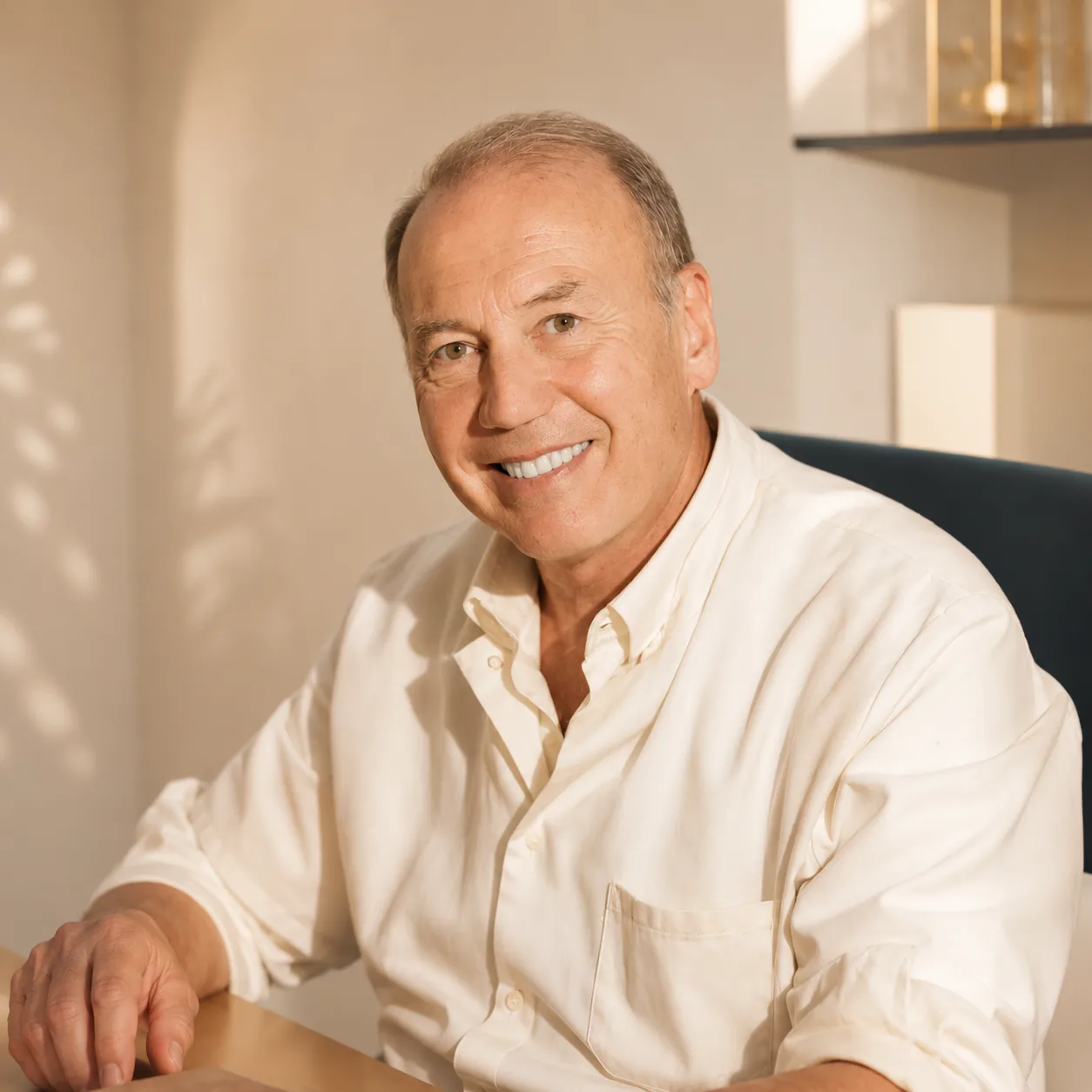 Le Dr Denis Boucq, chirurgien plasticien à la Clinique esthétique Mozart, Nice